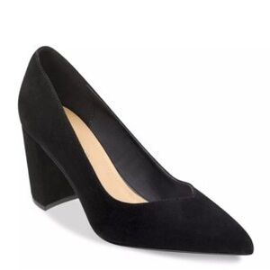 Marc Fisher Caitlin Pump Black Suede